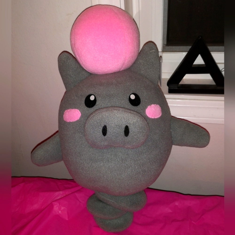 OOAK ULTRA RARE adorable handmade Pokemon Spoink Plush!!